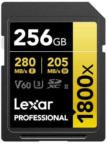 Image of Lexar Profes. 1800X Sdxc Uhs-Ii U3 V60, 256Gb