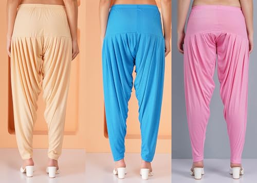 Image of Buy That Trendz Patiala Salwar for Women Relaxed Fit Viscose Patiyala Salwar Harem Bottom Pants