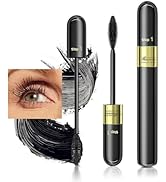 Waterproof & Smudge-Proof Tubing Mascara - Long-Lasting 2-1 Mascara Black for Natural Length and ...