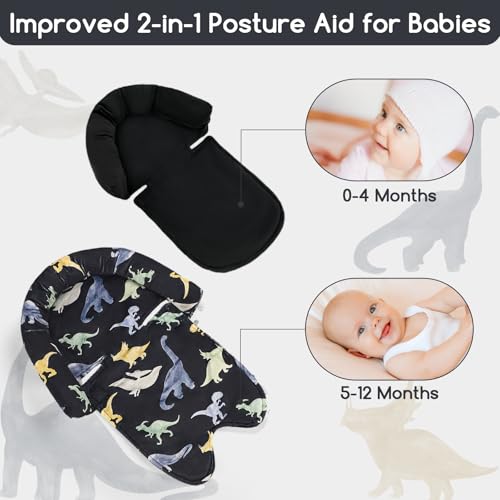 Inserto para asiento de coche infantil y funda, 2 en 1 miniatura 5