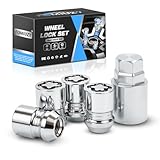 FOMIUZY Wheel Lock Lug Nut Set M12 x 1.25 Anti Theft Fit Nissan Altima 350Z Frontier Pathfinder Murano Rogue Versa Subaru Crosstrek Forester Impreza Legacy Outback Infiniti Suzuki &More Replace 24154