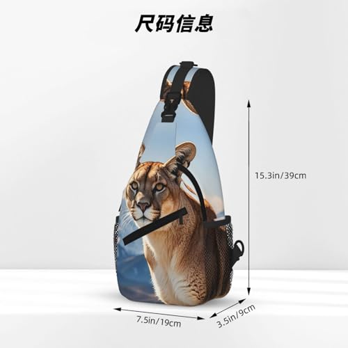 Bolso tipo Sling Panther para senderismo y viaje unisex miniatura 4