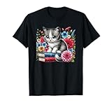 Cute Witty Cat Book Lover - DressedForDuty
