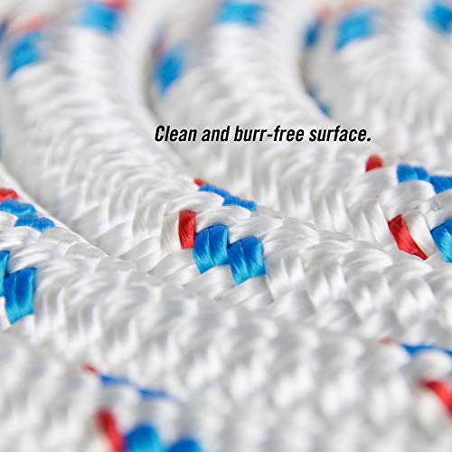 Perantlb Double Braid Rope, 5/8 Inch By 150 Feet, Weather Resistant Polyester Material, Can Be Used As Climbing Rope, Boat Rope… #TOP3