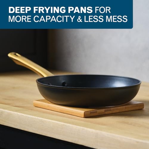Farberware Forged Induction Ceramic Nonstick Cookware Set, 12 Piece, Black - image 6