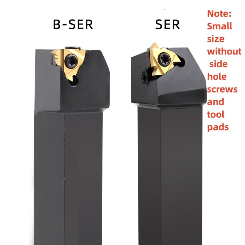 1PCS B-SER/SER/SEL 1010 2525 1212 CNC Lathe Machining Cutter External Threaded Tool Threading Toolholders Thread Turning Holder(SEL1010H11)