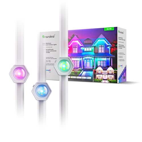 Nanoleaf Matter Permanent Outdoor Lights, Smart RGBCW Outdoor...