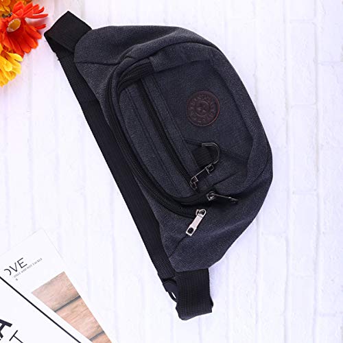 Lioobo Pochete masculina para esportes ao ar livre, pochete portátil, multifuncional, bolsa de armaz