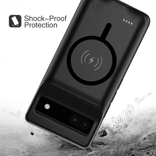 Cubierta de carga externa para Google Pixel 8a con batería premium de 10000mAh 5