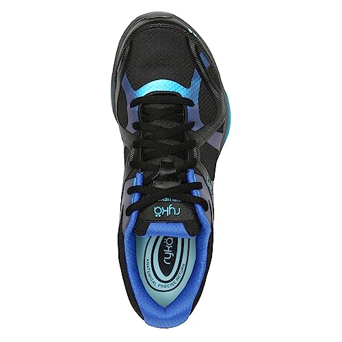 Ryka Women's Influence Cross Trainer, Black/Blue Multi, 7 M US - Thumbnail 7