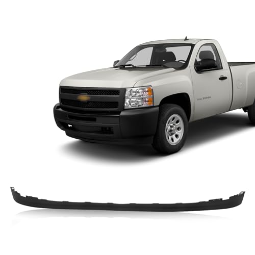 CarPartsDepot Front Bumper Valance Lower Air Deflector Extension Compatible with Chevrolet 2007-2013 Silverado 1500 GM1092191 25821880