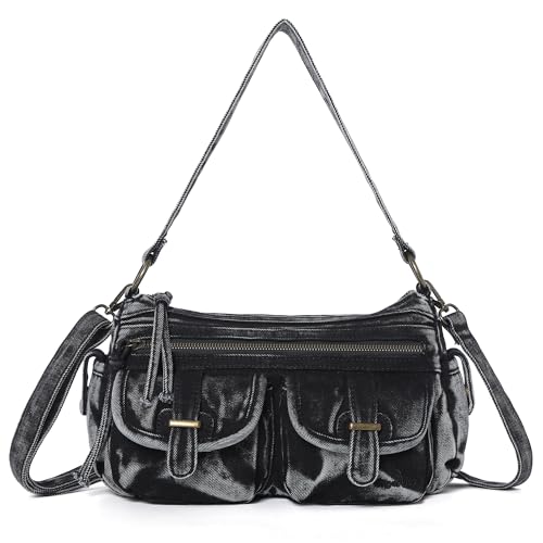 Sac Angel Kiss K25109 style Hobo grand format en cuir souple pour femme