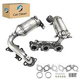 CAT CLEAN Catalytic Converter Compatible with Toyota Highlander 2004-2007, Sienna 2004-2006 AWD ONLY, Lexus RX330 2004-2006 3.3L V6 Catalytic Convertor Automotive Replacement 17108 (EPA Compliant)