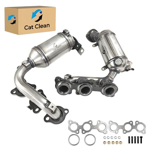 CAT CLEAN Catalytic Converter Compatible with Toyota Highlander 2004-2007, Sienna 2004-2006 AWD ONLY, Lexus RX330 2004-2006 3.3L V6 Catalytic Convertor Automotive Replacement 17108 (EPA Compliant)