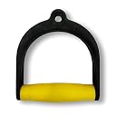 BLOXN Heavy Duty Gym Cable Machine Handles | D-Shape Replacement Exercise Handle Grips for Fitness Equipment, Resistance Bands & Strength Training – Pair gallery image
