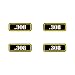 (4x) .308 Ammo Can Sticker Set Decal molon labe bullet 308 type 2 FA Vinyl