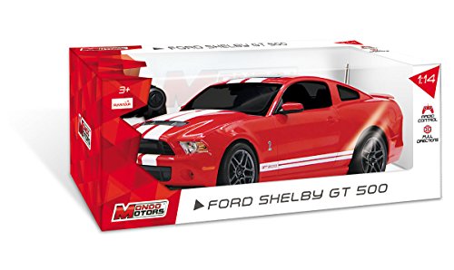 Super Brands Mondo - Ford Shelby GT 500 RC Vehicle Scale 1:14, Colour Red/Blue, 1899-12-31T01 00.000Z, 63550