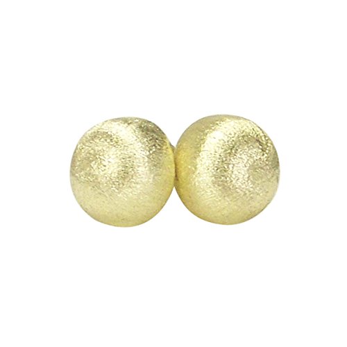 Sheila Fajl Lilou Ball Stud Earrings in Brush Gold Plated