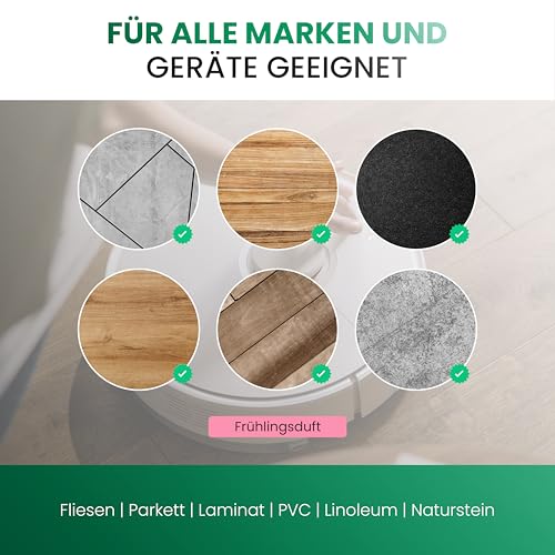 BiOHY Limpiador de suelos para todos los robots con aroma primaveral (250 ml) | Detergente concentrado para todos los robots limpiadores y aspiradores con función húmeda | Sin espuma y sin rayas | - imagen 3