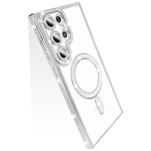 JOOBOY �X�}�z�P�[�X �Ή� Galaxy S24 Ultra �P�[�X SC-52E | SCG26 �P�[�X ���� �N���A ���b�L���H Magsafe�Ή� ���炫�� �u�����u���� �Ռ��z�� ���킢�� �L���L�� ���� �l�C �L�����N�^�[ ���C�����X�[�d��