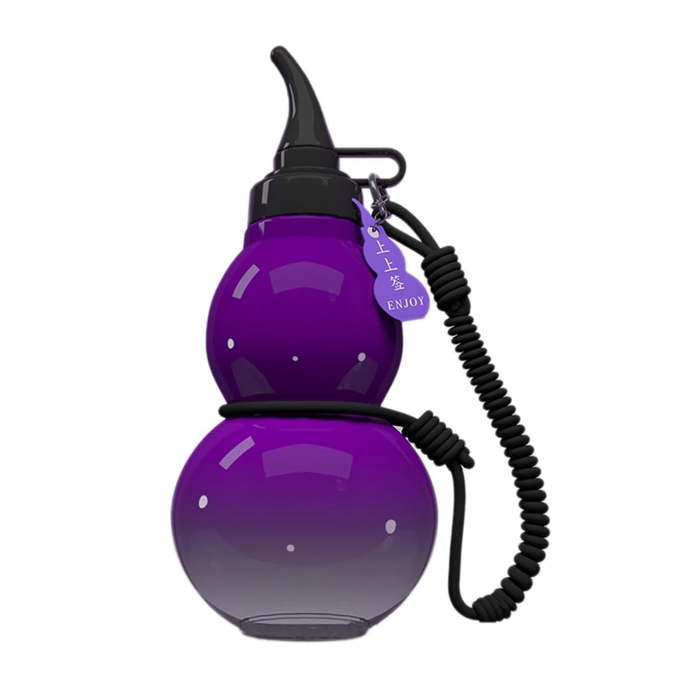 Osmond Chinese Retro-Inspired Gourd Style Water Bottle 800ML Gourd Water Bottle Large Capacity Water Bottle