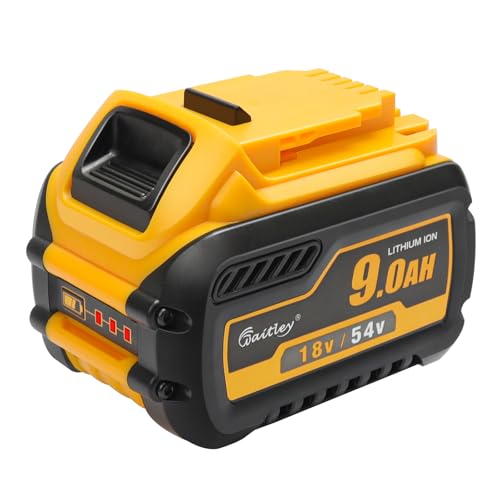 QUPERR 9.0Ah 18V/54V Lithium-ion Replacement for DeWalt Battery 9000mAh High Capacity Compatible with DeWalt Power Tools DCB609 DCB606 DCB547 DCB548