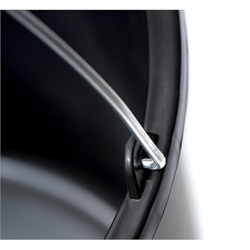 Kistenberg 10 cubos de construcción de 12 litros, con escala y mango ergonómico, de plástico resistente, color negro, ideal para trabajos de construcción, jardín y proyectos de bricolaje, 31 x 24 cm - imagen 3