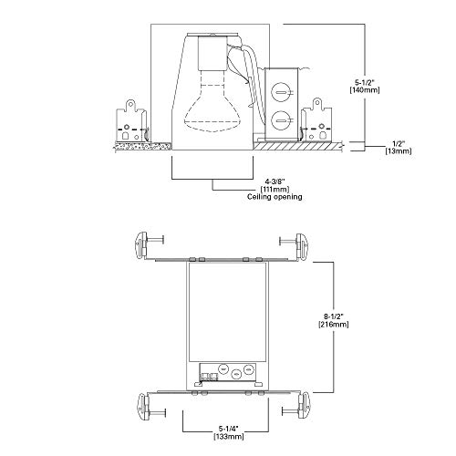 image for HALO H99ICAT Recessed Lighting Housing for New Construction Ceiling, I