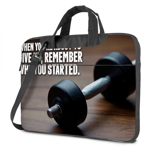 BDIS Laptop Sleeve Motivation: Remember Why You Started Laptop Bag