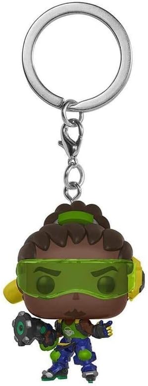 Funko Pop Keychain: Overwatch - Lucio Collectible Figure, Multicolor