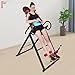 HAPPCUCOE Foldable Inversion Table,Inversion Tables for Back Pain,Back Pain Relief Kit,Strength Training Inversion Equipment, 330.7Lbs Weight Capacity (Black+Red)
