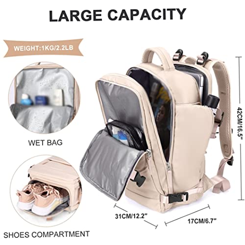 Liummrcy Large Travel Backpack Women Transportez Un Sac A Dos Une Randonnee Sac A Dos Impermeable Exterieur Sport