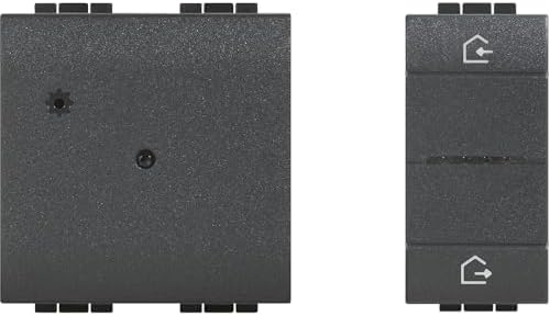 Gateway Bticino LivingNow + Comando Scenario Entra/Esci Wireless - Per Domotica Base, Controllo Luci/tapparelle/prese Via App O Voce (Alexa, Google, Siri)