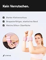 STRYVE Gewichtsmanschetten 2kg (2x1kg) - Ankle Weights 2er Set aus Silikon - Verstellbare Gewichte für Beine und Arme - Knöchelgewichte, Handgelenkgewichte für Männer und Frauen - Geruchslos & sicher – Ansicht 6
