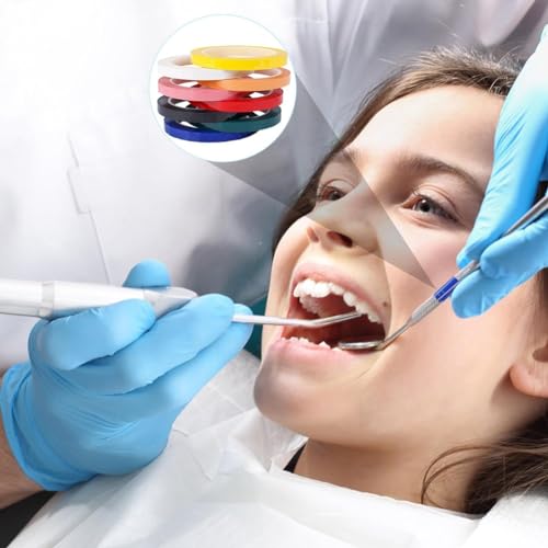 Sudemota 8 Rollen Instrumenten-Identifikationsband, Autoklavierbar, 270 Fahrenheit 216 Ft/LX 0,4 In/W