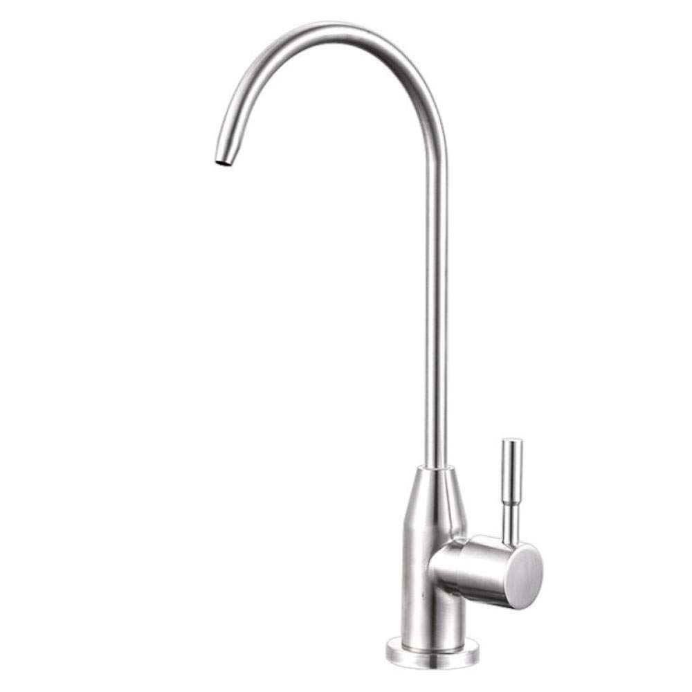 Robinet filtre cuisine en argent mitigeur eau purifiée sans plomb