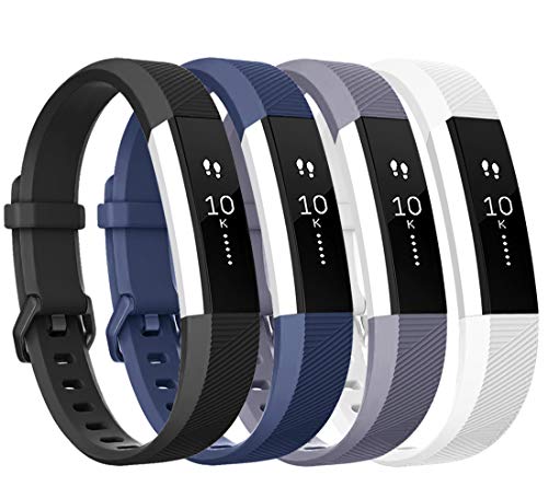 Tobfit Compatible with Alta Bands, 4 Pack, Soft TPU Classic Accessories Replacement Bands