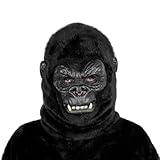 seewavom Animal Gorilla Head Mask Halloween Cosplay Costume for Party Dressing up
