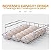 Artibetter Egg Organizer for Refrigerator Stainless Steel Egg Rack Fridge Storage for Fridge