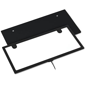 Amazon | 字光式LEDナンバープレート POOPEE 全面発光 超高輝度