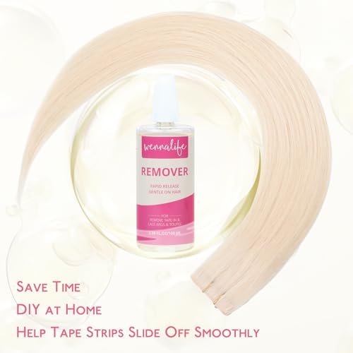 Image of WENNALIFE Tape in Hair Extension Remover, Citrus Scent, 100 mL
