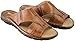 Produktbild ESTRO Sandalen Herren Pantoletten Herren - Echtleder Sommerschuhe Herren Schlappen Herren mit Rutschfeste Gummisohle s1 (43, Braun)