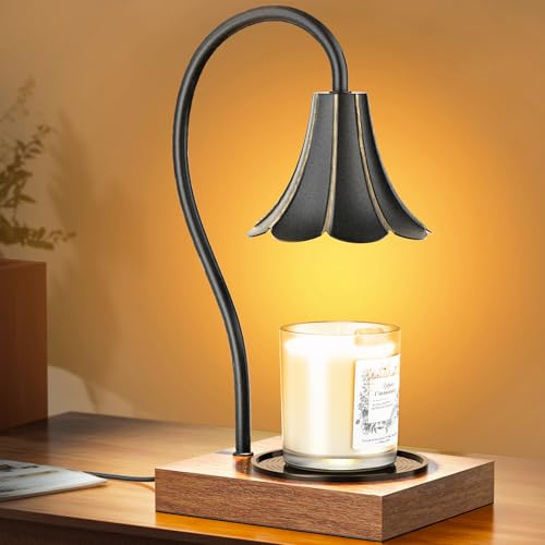 Candle Warmer Lamp with Timer Dimmer,Electric Wax Melt Warmer for Scented Jar Candles,Birthday Gifts for Women Mom,House Warming Gifts Ideas New Home Decor with 2 Bulbs