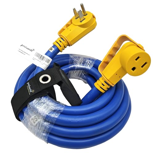 Image of Parkworld 6AWG NEMA 6-50 Extension Cord 50 AMP, 250-Volt 6 Gauge Welder Extension Cord 50A 3-Prong 6-50P to 6-50R (25FT)