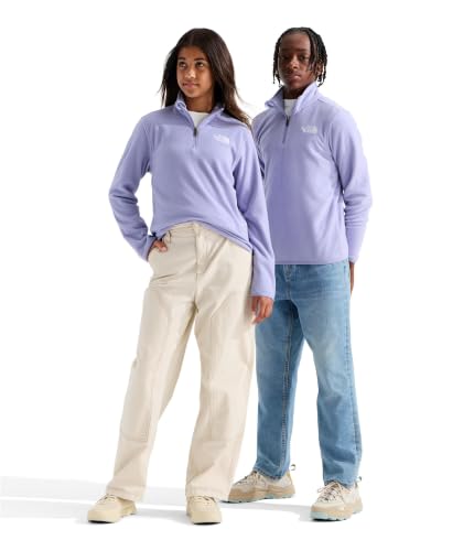 THE NORTH FACE Chandail quarter zip enfant, prune pâle, XS