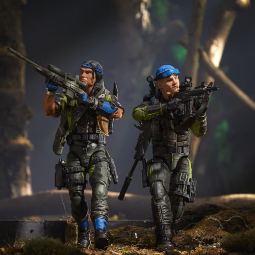 G.I. Joe Classified Series #128, Mad Marauders Low-Light, Spirit Iron-Knife & Niyol, 2 Collectible 6 Inch Action Figures with 28 Accessories - Thumbnail 2