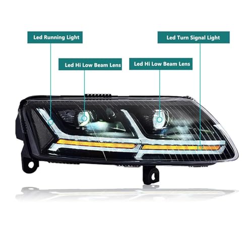Faros LED Audi A6 2005-2011 ideales para viajes nocturnos en coche 4