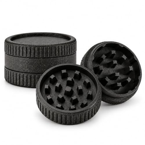 2Pack Spice Grinder Manual Herb Mill, Black Kitchen Tool, Easy to carry - image 1