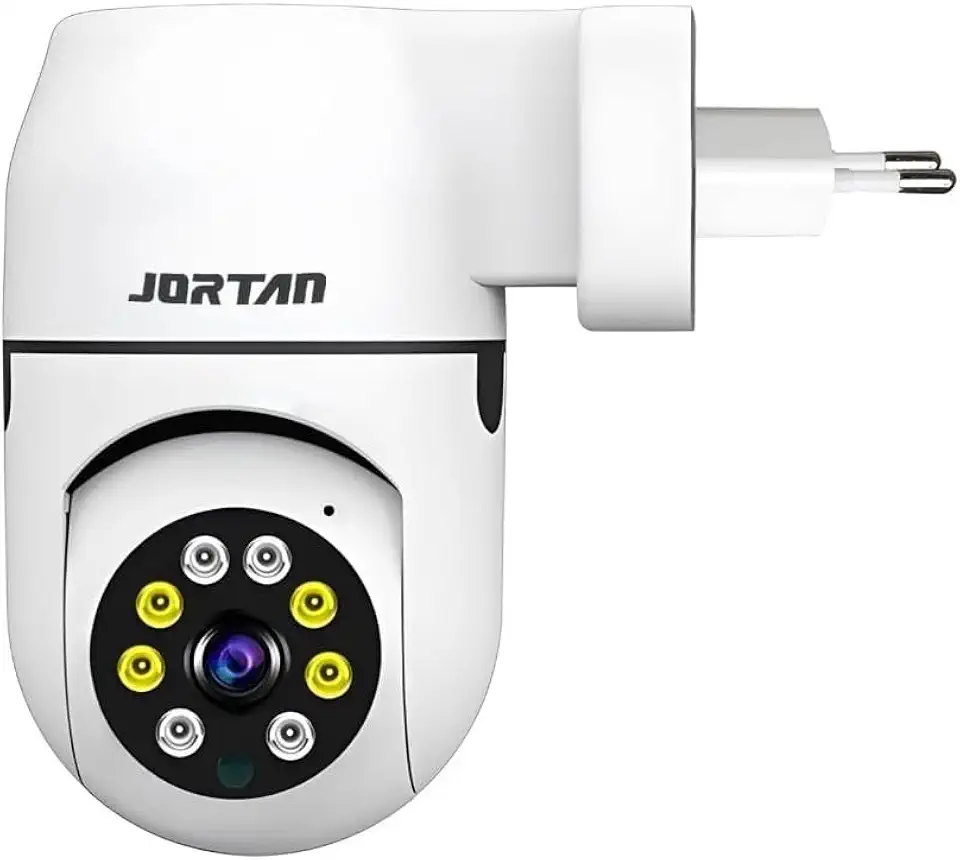 Câmera de Segurança Interna/Externa, Estilo Domo, 1080p Full HD, Detecção de Movimento, Monitoramento Residencial, S21-branco, Wi-Fi/Com fio, Visão Noturna, AC/DC