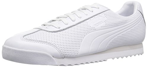 Puma Men's Roma Basic Sneaker, White-Nimbus Cloud, 8 M US